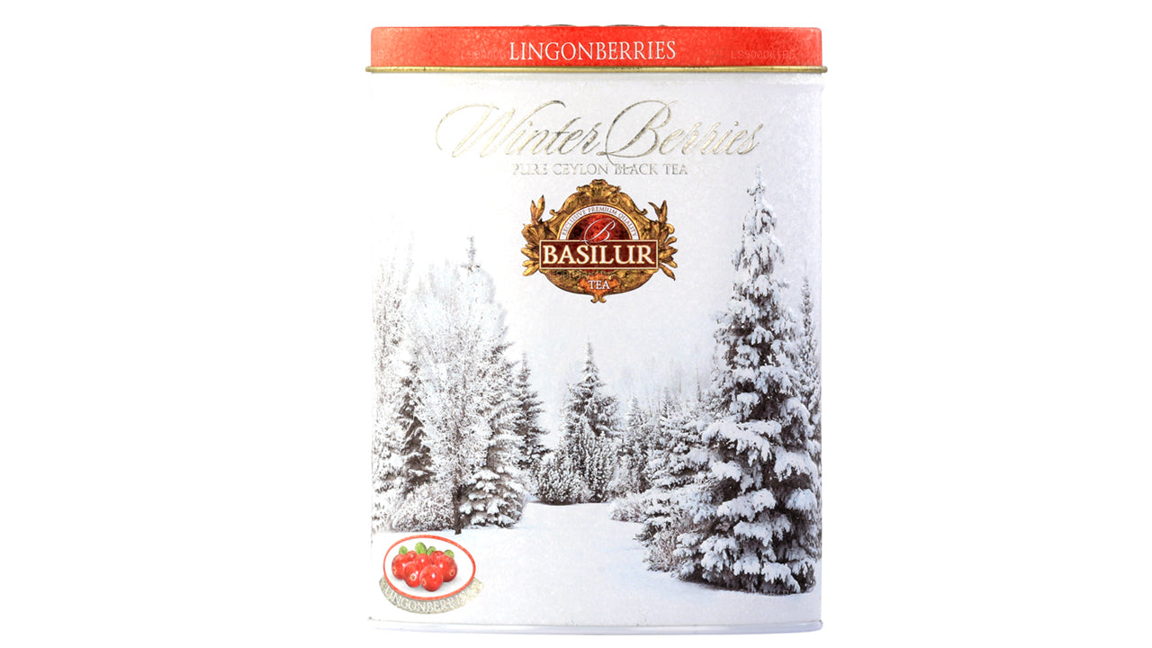 Lata «Arándanos rojos» de Basilur Winter Bayes (100 g)