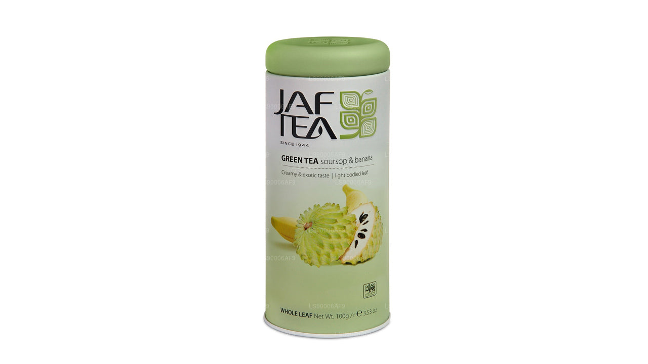 Jaf Tea Pure Green Collection Guanábana, lata de 100 g