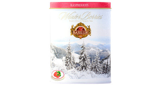 Lata de bayas de invierno «Frambuesas» (100 g) de Basilur