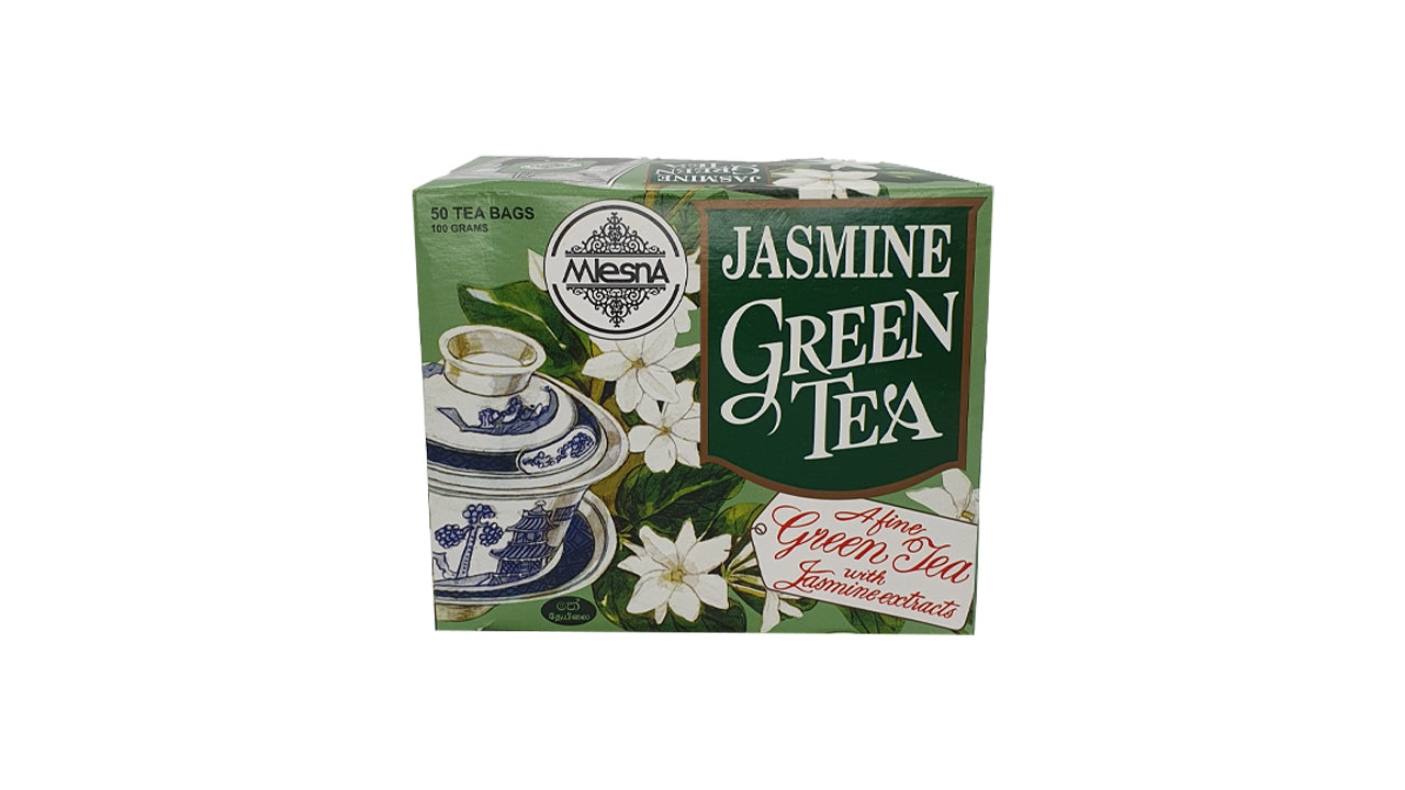 Té verde de jazmín Mlesna (100 g), 50 bolsitas de té