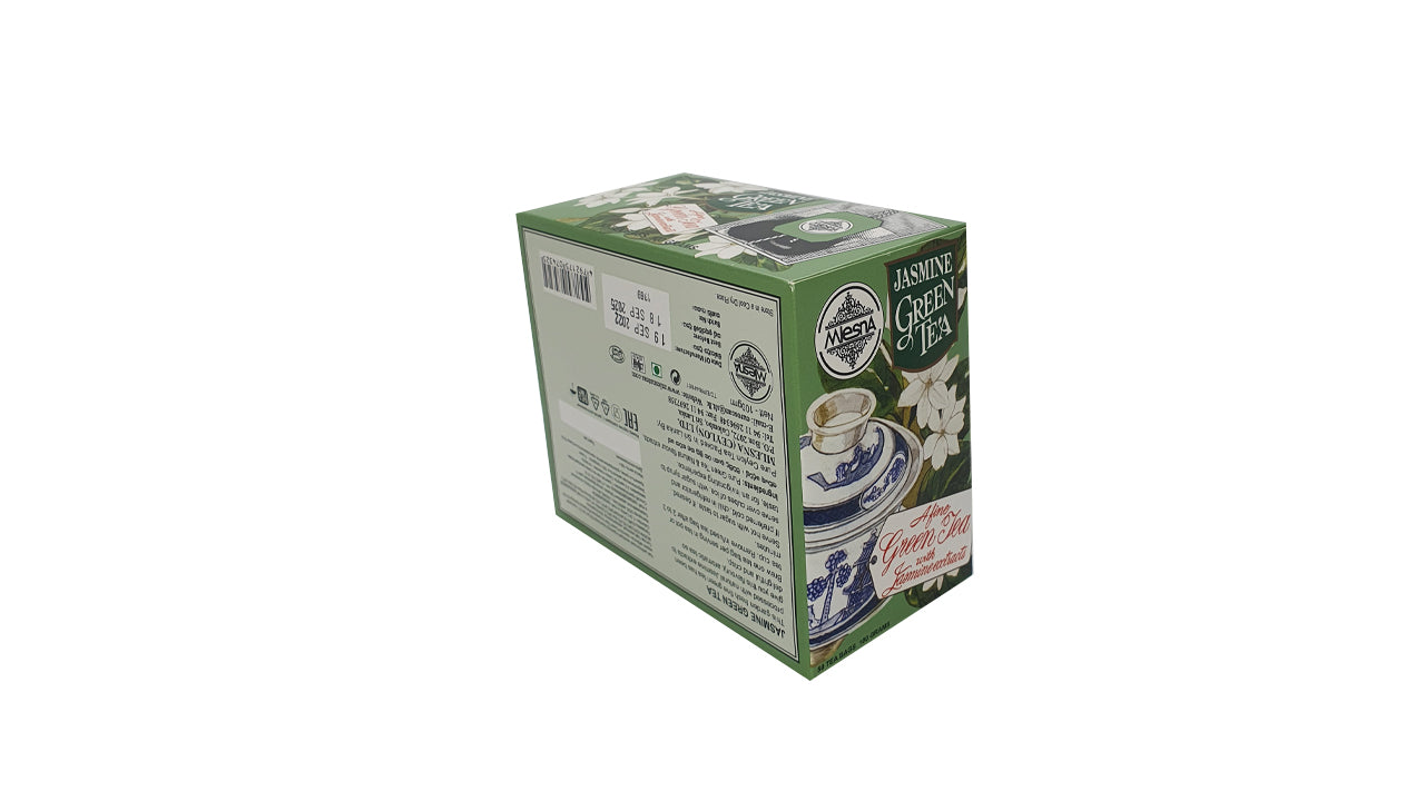 Té verde de jazmín Mlesna (100 g), 50 bolsitas de té