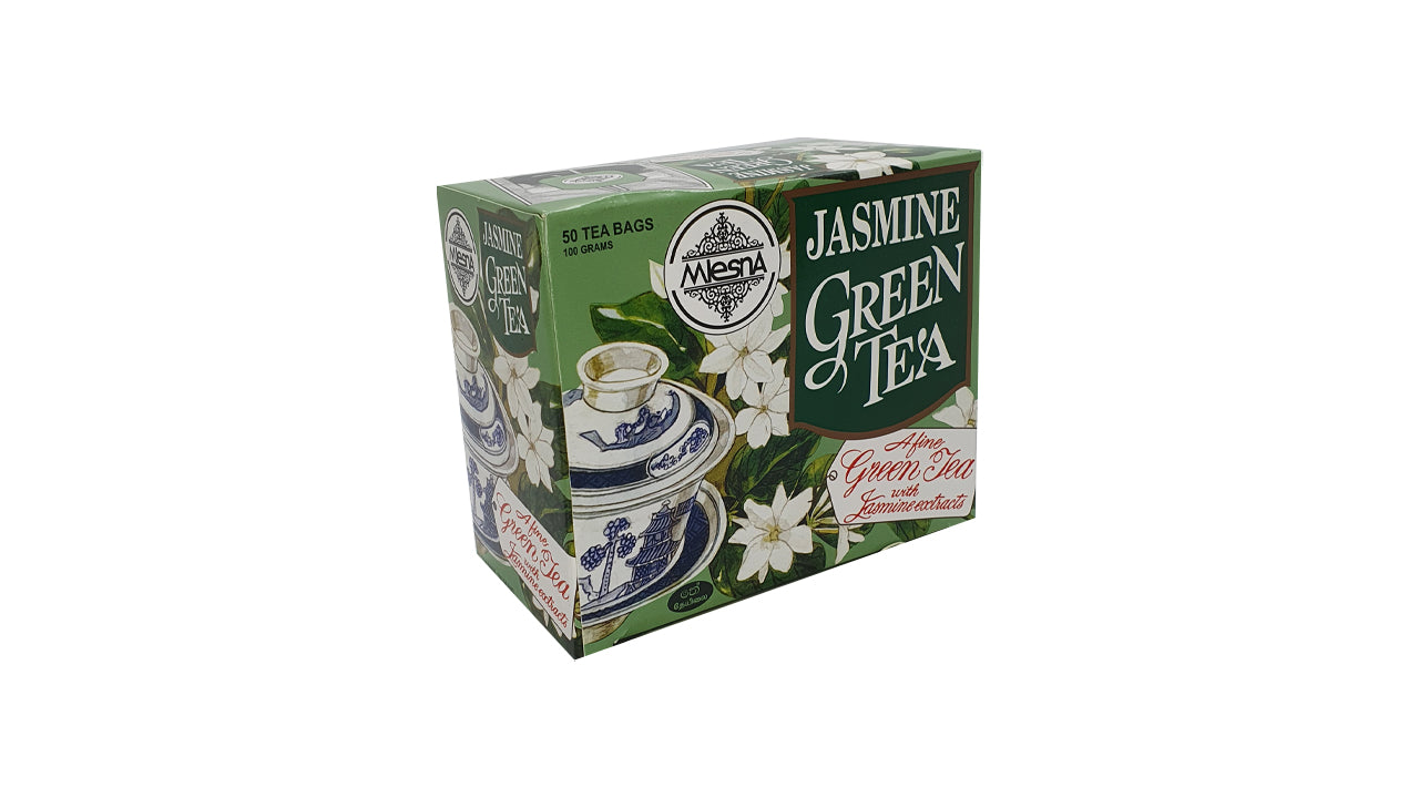 Té verde de jazmín Mlesna (100 g), 50 bolsitas de té