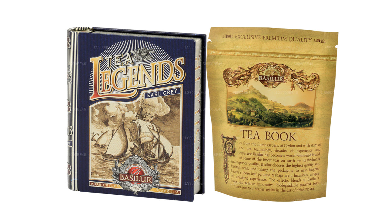 Cuaderno de té en miniatura «Tea Legends» de Basilur, color Earl Grey (10 g)