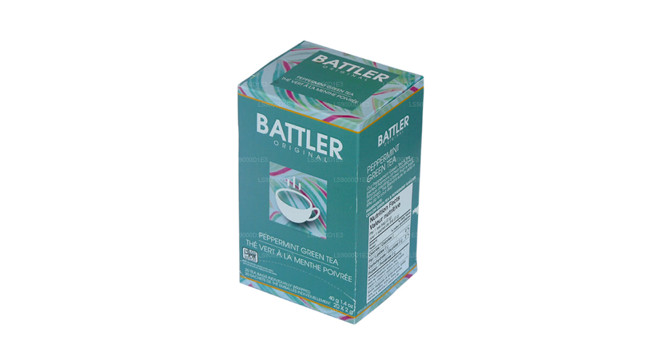 Té verde de menta Battler Original (40 g) 20 bolsitas de té