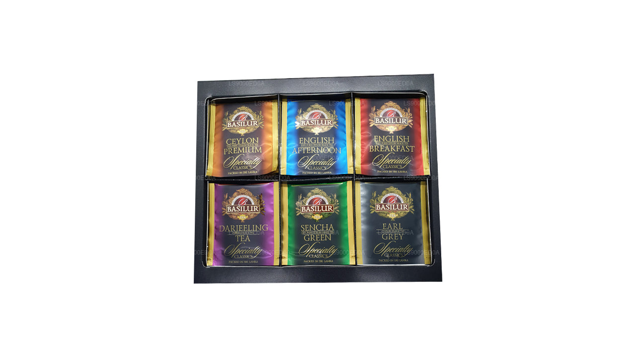 Caja de regalo Basilur Surted Specialty Classics (115 g), 60 bolsas de té envueltas