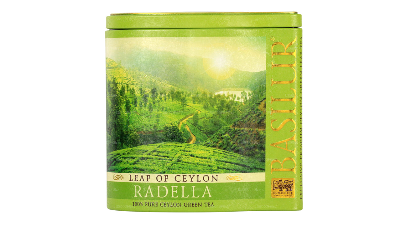 Carrito de té verde «Radella» de hojas de Ceilán de Basilur (100 g)