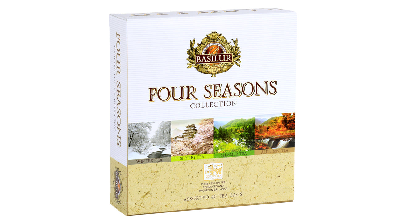 Basilur «Four Seasons Surted» (70 g), 40 bolsas de té envueltas