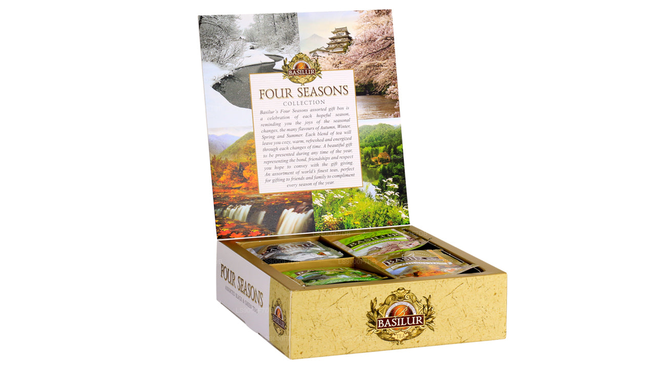 Basilur «Four Seasons Surted» (70 g), 40 bolsas de té envueltas