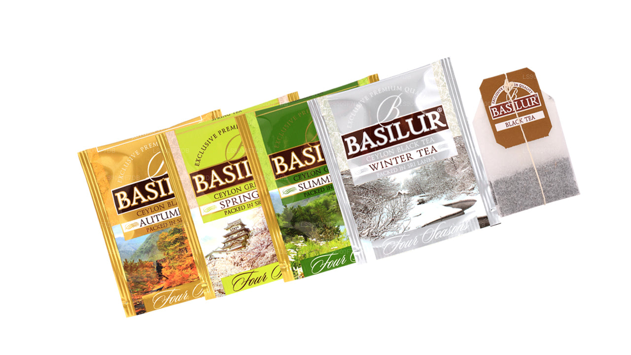 Basilur «Four Seasons Surted» (70 g), 40 bolsas de té envueltas