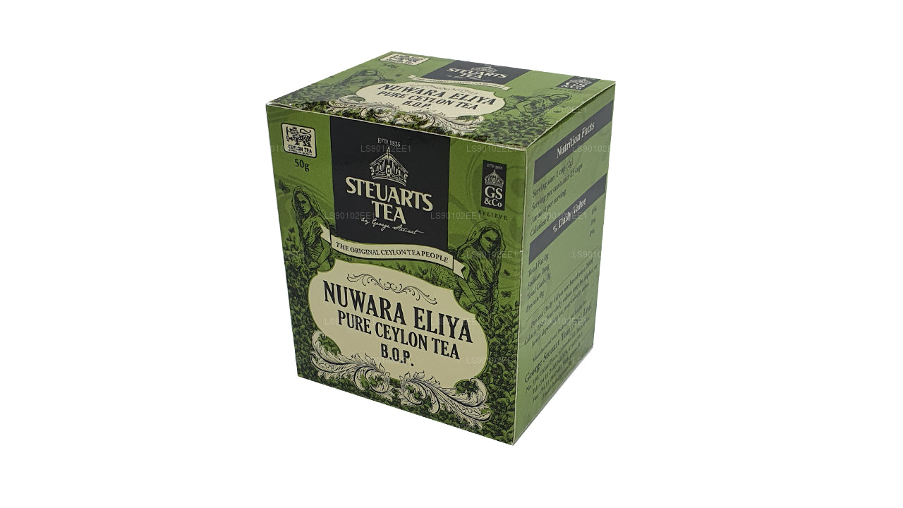 Té de hojas Nuwara Eliya BOP de George Steuart (50 g)