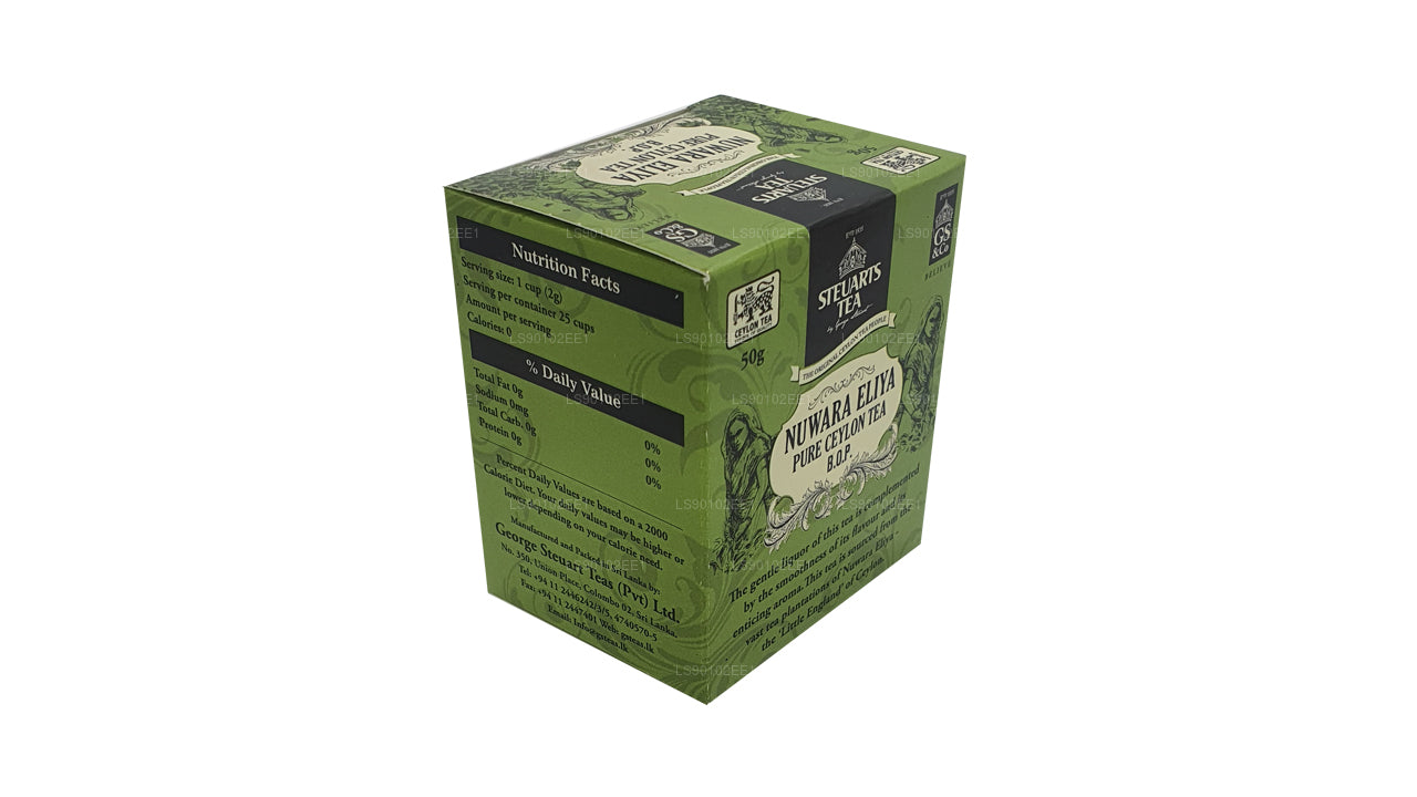 Té de hojas Nuwara Eliya BOP de George Steuart (50 g)