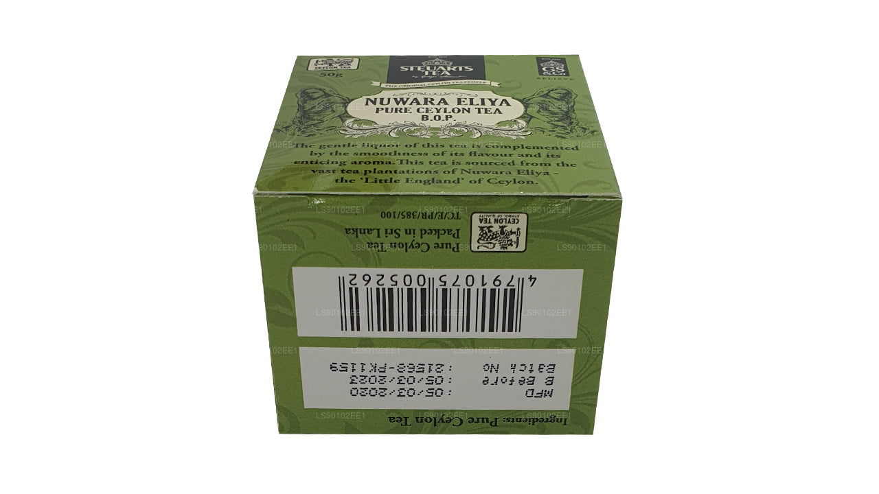 Té de hojas Nuwara Eliya BOP de George Steuart (50 g)