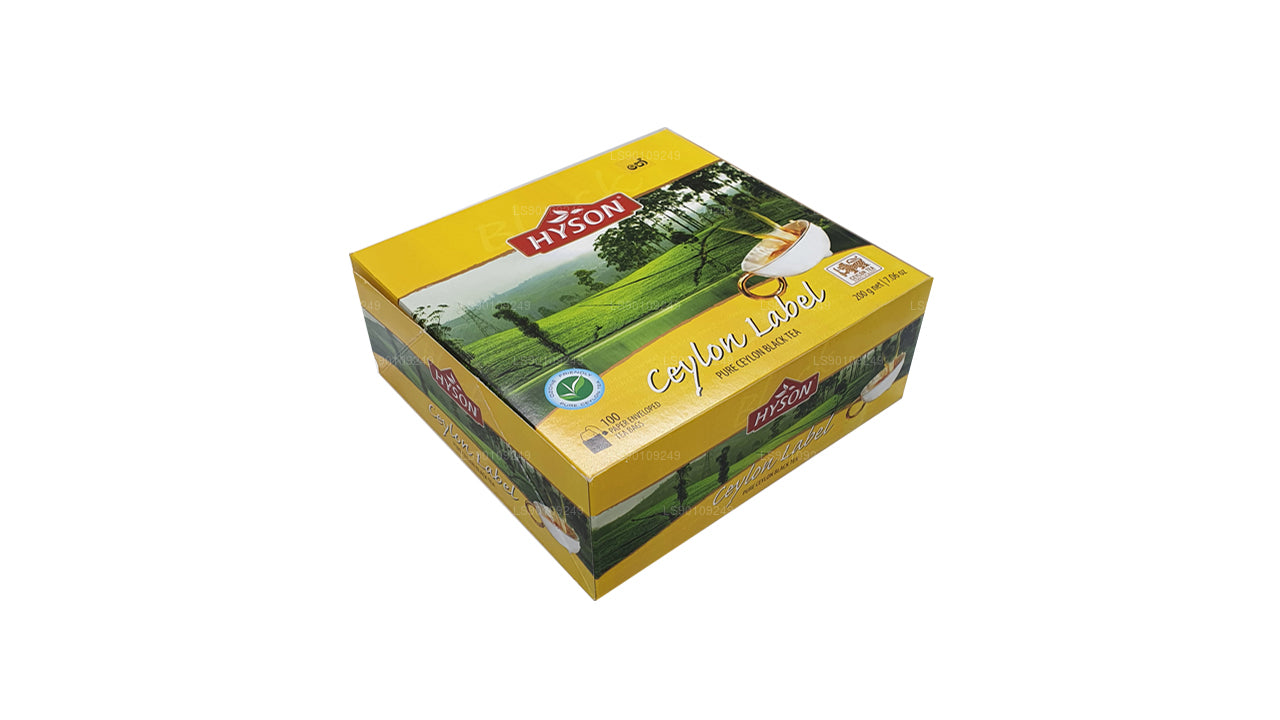 Hyson Ceylon Label BOPF (200 g) 100 bolsitas de té