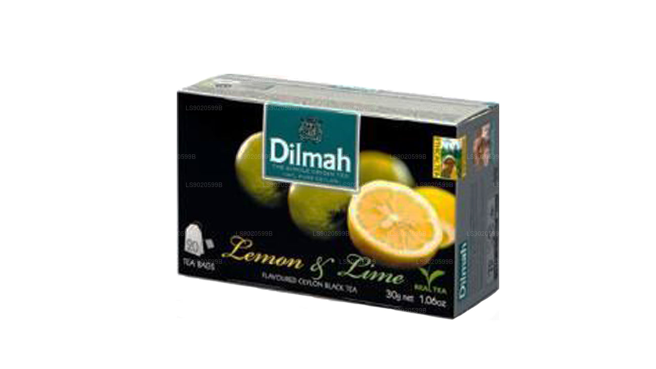 Té Dilmah con sabor a limón (30 g) 20 bolsitas de té