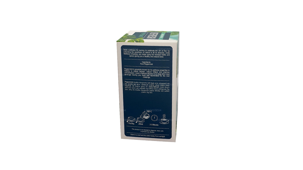 Zesta Refresh Peppermint (30 g) 20 bolsitas de té