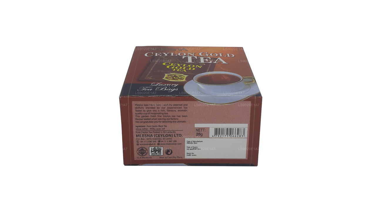 Mlesna Ceylon Gold Tea (20g) 10 Luxury Tea Bags