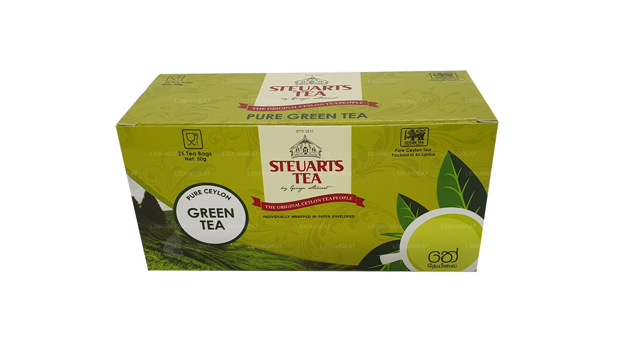 Té verde puro George Steuart (50 g) 25 bolsitas de té