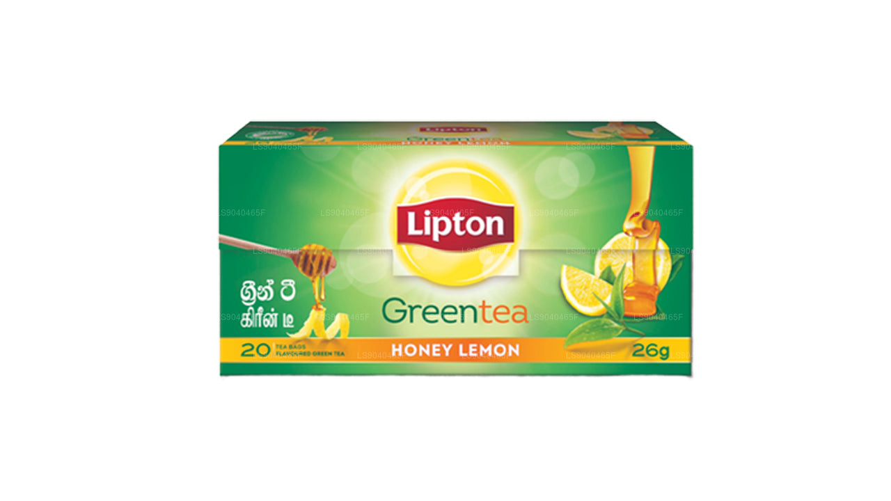 Té verde Lipton, miel y limón (26 g), 20 bolsitas de té