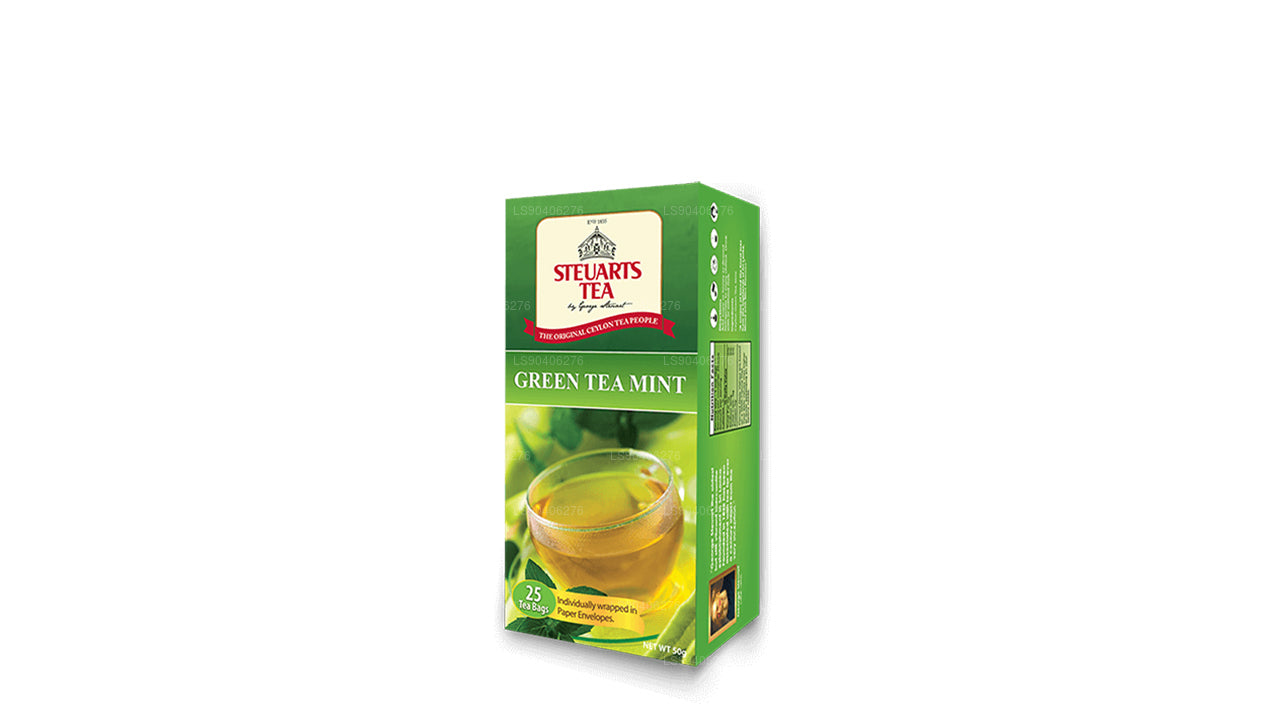 Té verde de menta George Steuart (50 g), 25 bolsitas de té