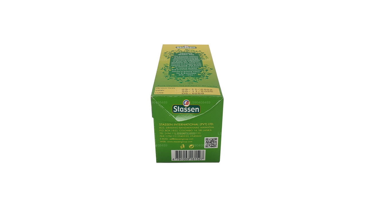 Té verde Stassen Jasmine (37,5 g) 25 bolsitas de té