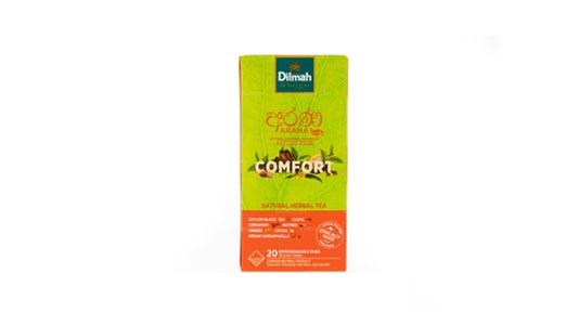 Té negro a base de hierbas naturales Dilmah Arana Comfort (20 bolsitas de té sin etiqueta)