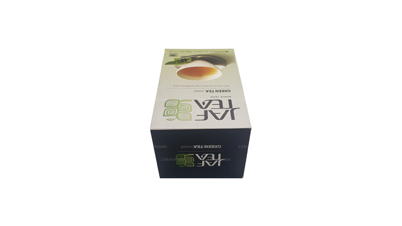 Bolsitas de té Jaf Tea Pure Green Collection para té verde y menta (40 g)