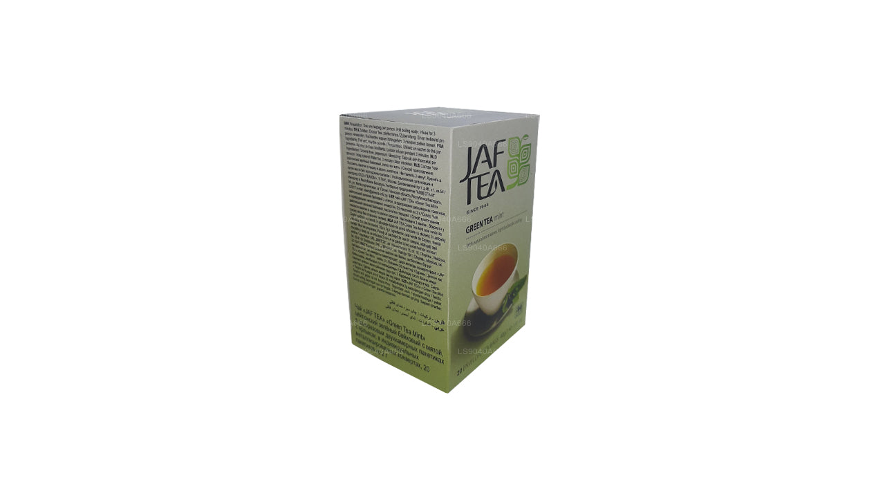 Bolsitas de té Jaf Tea Pure Green Collection para té verde y menta (40 g)