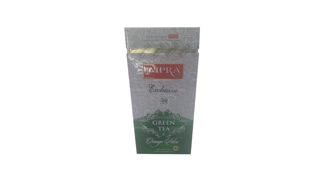 Carrito de té verde Impra Exclusive Big Leaf, Orange Pekoe (200 g)
