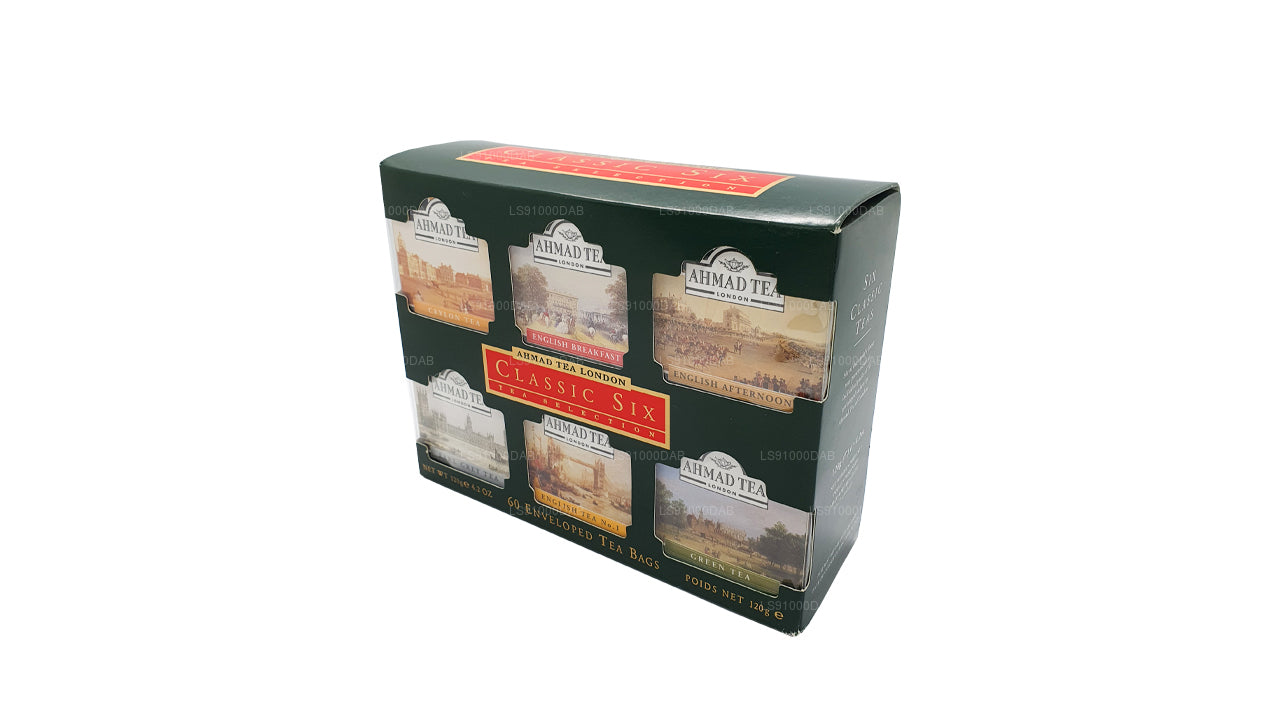 Ahmad Classic Six Tea Collection (6x10tb) 60 Paper TB (120g)