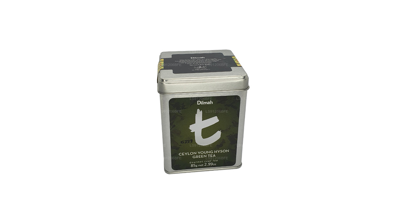 Té de hojas verdes de Ceilán Young Hyson de la serie T de Dilmah (85 g)