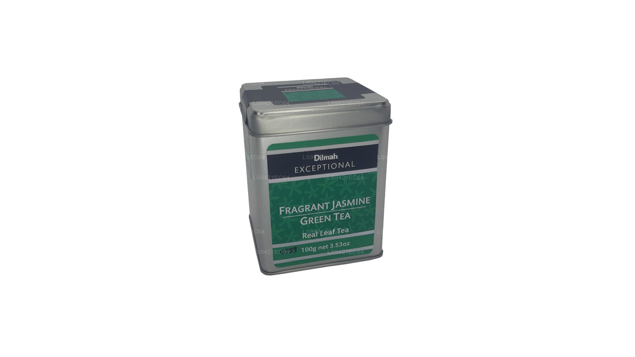 Té de hojas reales de jazmín con aroma excepcional de Dilmah (100 g)