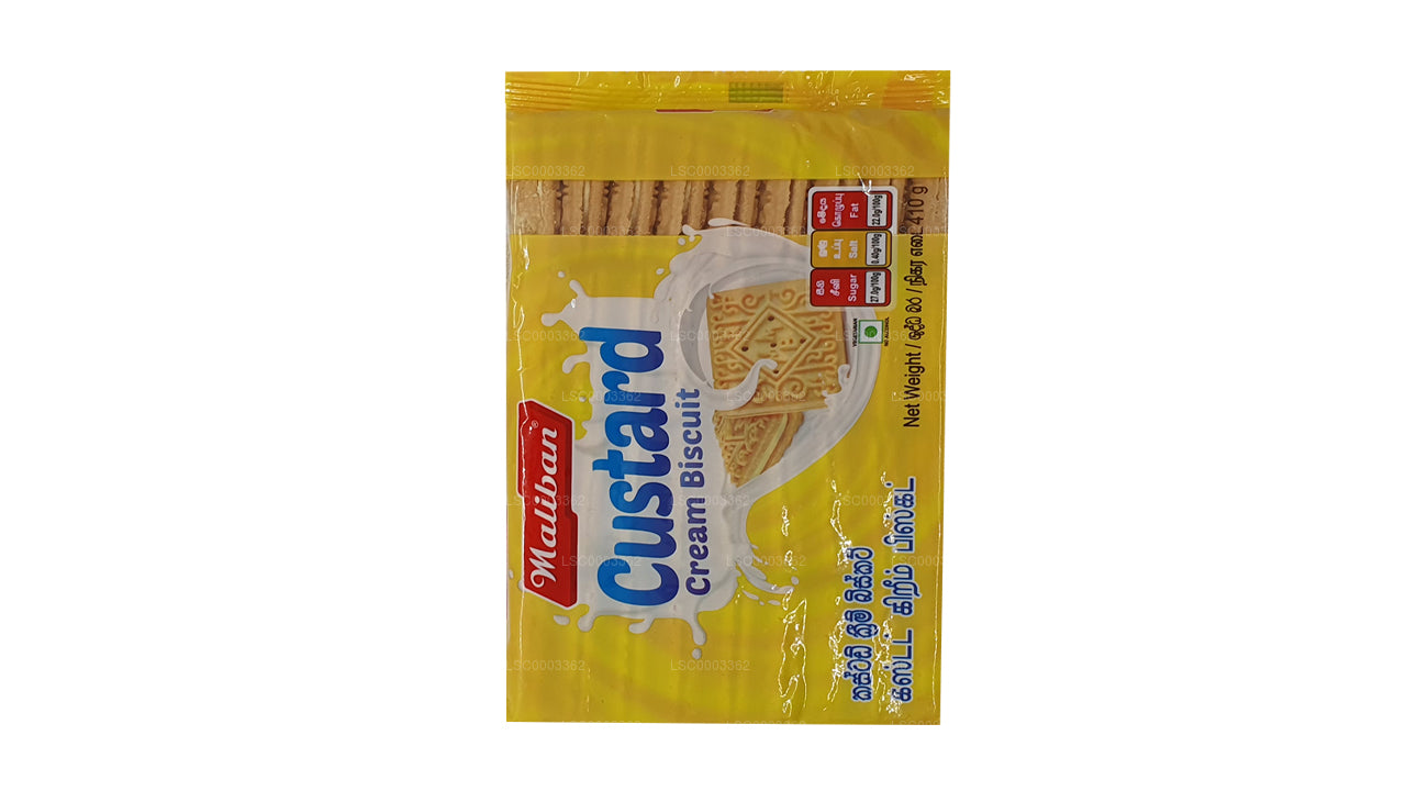 Galletas tipo sándwich con crema pastelera Maliban (410 g)