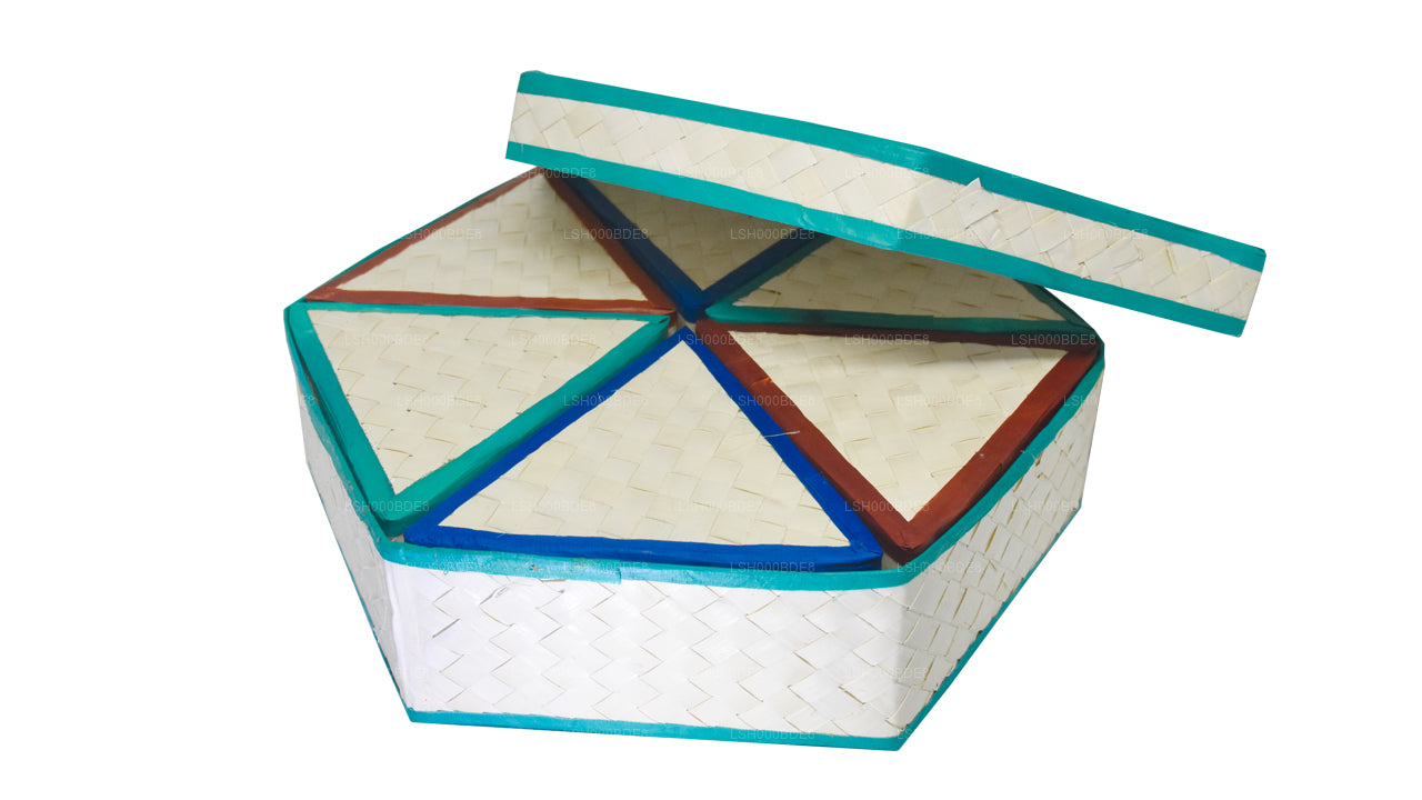 Caja de regalo Lakpura Palmyrah Leaf (diseño D)